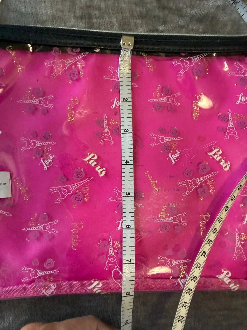 Women Makeup Pouch - Hot Pink Travel Cosmetic Bag